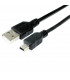Cable USB 2.0 A Macho a MiniUSB 5pin 1,5m