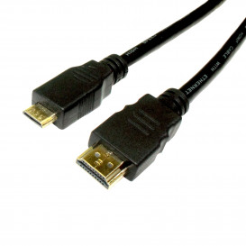 More about Cable HDMI a MiniHDMI 1,5m Negro conector dorado