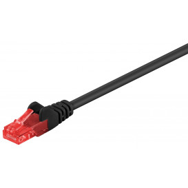 Cable Red Latiguillo RJ45 UTP Cat6 3m NEGRO