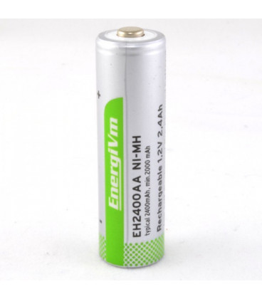 Bateria R06 AA 2400mA 1,2V NiMh PACK 4 Baterias  