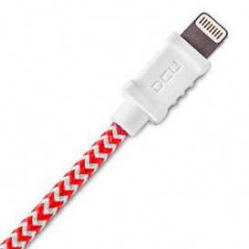 Cable USB LIGHTNING IPHONE 5 y 6 1m ROJO HQ