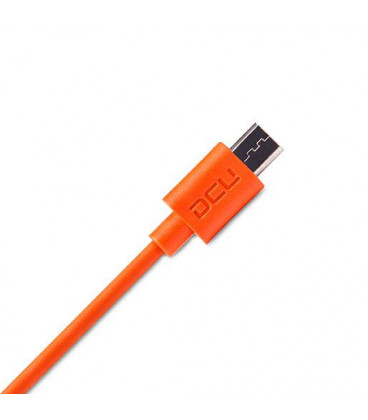 Cable USB 2.0 a MicroUSB 1m Naranja/Naranja