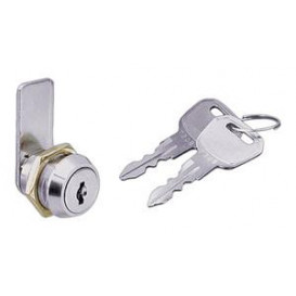 Cerradura llave plana, doble cara 18mm