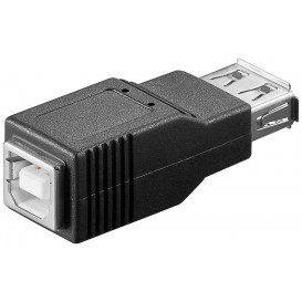 Adaptador USB 2.0 A hembra a B hembra