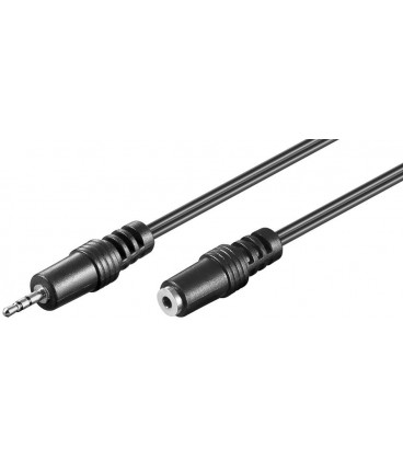 Cable JACK 2,5 Stereo a JACK 2,5 Stereo Hembra 2m