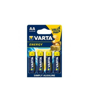 Pila LR06 AA Alcalina VARTA ENERGY 1,5V BLx4