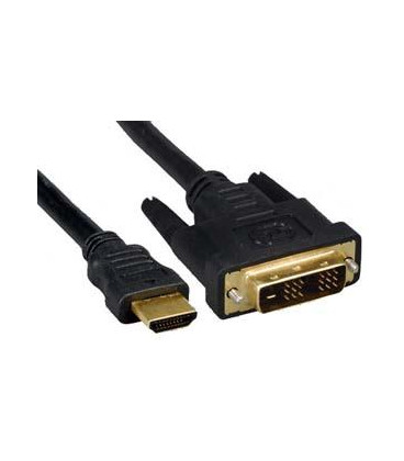 Cable DVI 18+1 Macho a HDMI HQ Oro 24 K 1,5m