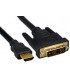 Cable DVI 18+1 Macho a HDMI HQ Oro 24 K 1,5m