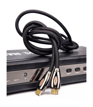 Cable HDMI a HDMI 1,5m Metal Premmium DCU