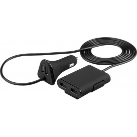 Cargador USB MECHERO 12/24V a 5Vdc x4 9,6A
