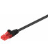 Cable Red Latiguillo RJ45 UTP Cat6 1m NEGRO