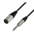 Cable XLR Macho a JACK 6,3 Mono 6m
