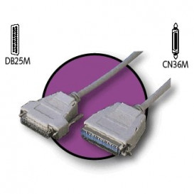 Cable Impresora CN36M a D-Sub25 Macho  3m