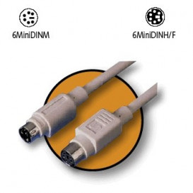 Cable PS/2 MiniDin6 Macho-Macho 3m