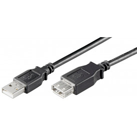 Cable USB 2.0 A Macho a Hembra Prolongador  5m