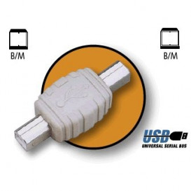 Adaptador USB B M - B M