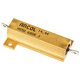 Resistencia Potencia 680R 50W 5% Metalica ARCOL  HS60-680RJ