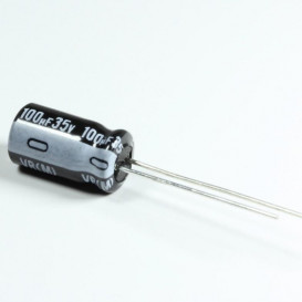 More about Condensador Electrolitico 100uF 35Vdc medidas 6,3x11mm Radial