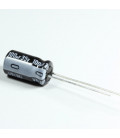 Condensador Electrolitico 100uF 35Vdc medidas 6,3x11mm Radial