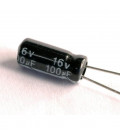 Condensador Electrolitico 100uF 16Vdc medidas 5x11mm Radial