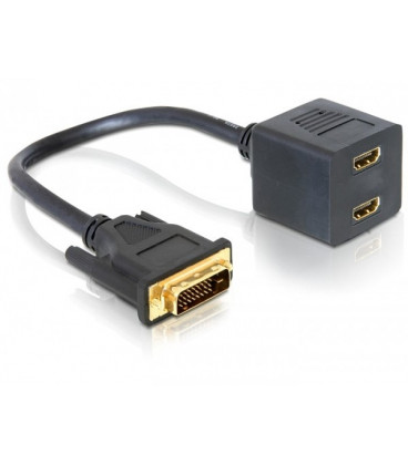 Cable DVI a 2 HDMI Duplicador 65069 