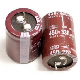 Condensador Electrolitico 330uF 450V 105ÂºC medidas 30x40mm 2pin
