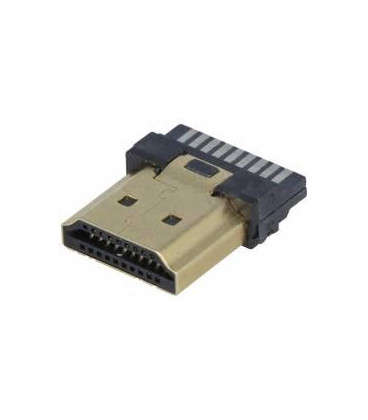 Conector HDMI 19pin gold Flash sin carcasa