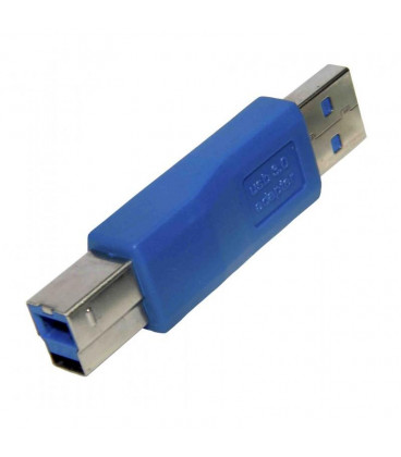 Adaptador USB3.0 AM a USB 3.0 BM (BOLSA COLGAR)