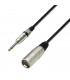 Cable XLR Macho a JACK 6,3 Mono 10m