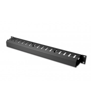 Panel Rack 19in Pasacables Frontal 1U con TAPA
