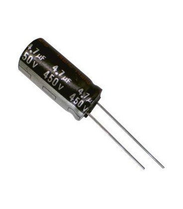 Condensador Electrolitico 4,7uF 450V 85º 10x12,5mm