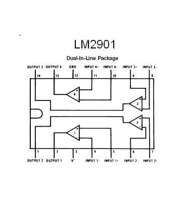 Circuito Integrado Comparador Universal Dip14 LM2901N
