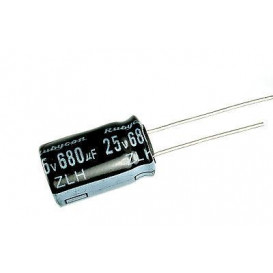Condensador Electrolitico 680uF 25V 105ÂºC medidas 10x20mm