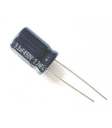 Condensador Electrolitico 3,3uF 450V 105Âº 10x12,5mm