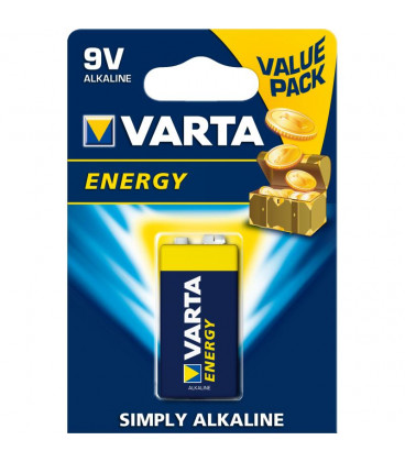 Pila 6LR61 Alcalina VARTA ENERGY 9V BLx1