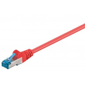 Cable Red Latiguillo RJ45 FTP Cat6a 0,5m CU Rojo
