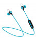 Auriculares Bluetooth Sport con Microfono Azul