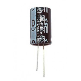 Condensador Electrolitico BAJA IMPEDANCIA 680uF 100Vdc Radial