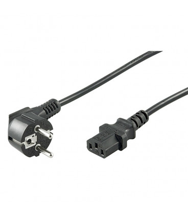 Cable Alimentacion IEC320-C13 a SCHUKO  2m NEGRO