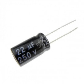 More about Condensador Electrolitico 22uF 250Vdc medidas 10x20mm Radial