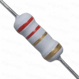 More about 2R2 1W Resistencia Power Metal 5% 2,5x8mm Axial