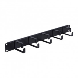 Panel Rack 19in Pasacables Frontal 1U