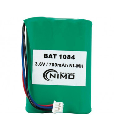 Bateria 3,6V 700mA NiMh Conector 3 vias