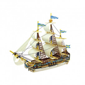 Puzzle Madera 3D Barco Sueco
