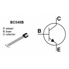 Transistor TO92 BC548B