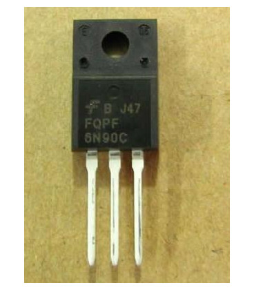 Transistor FQPF6N90C N-Mosfet 900V 3,8A 56W TO220FP Aislado