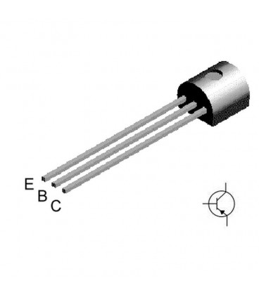 Transistor PNP Bipolar 30V 100mA 500mW TO92 BC559C