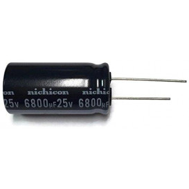 Condensador Electrolitico 6800uF 25V 105ª 18x36mm