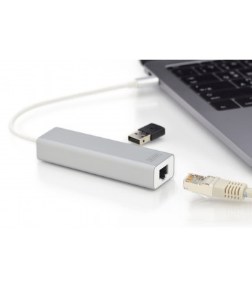 Adaptador USB-C a Gigabit Ethernet USB-3.0