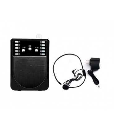 Amplificador Portatil Cintura 30W USB MP3 con Microfono Diadema